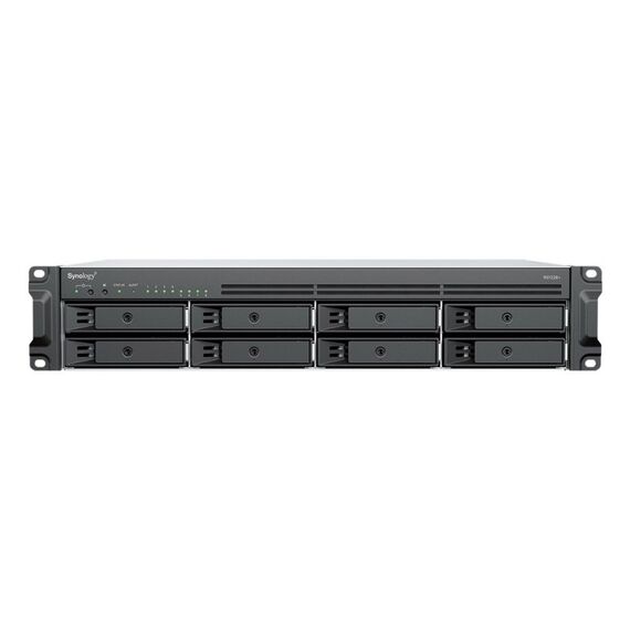 Synology RackStation RS1226+ NAS & Speicherserver Rack (2U) AMD Ryzen V1500B 4 GB DDR4 0 TB Synology DSM Schwarz