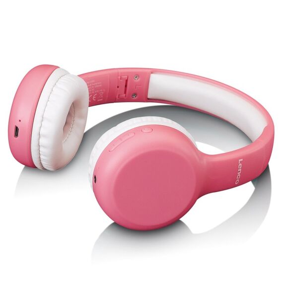 Lenco HPB-110PK Kopfhörer Verkabelt & Kabellos Kopfband Mikro-USB Bluetooth Pink