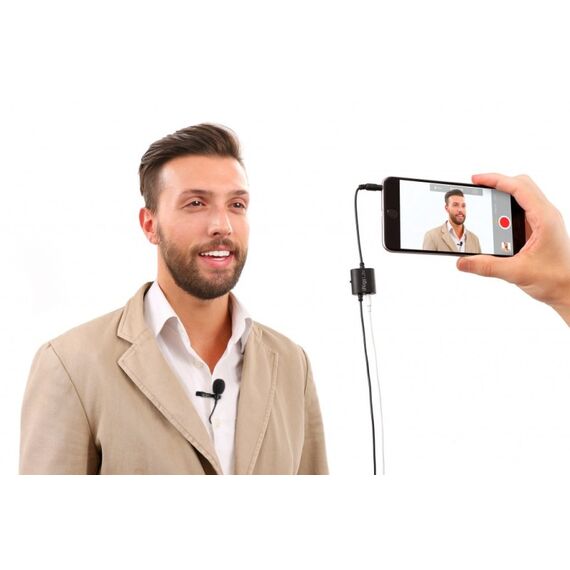 IK Multimedia iRig Mic Lav Schwarz Aufsteckbares Mikrofon, 8 image