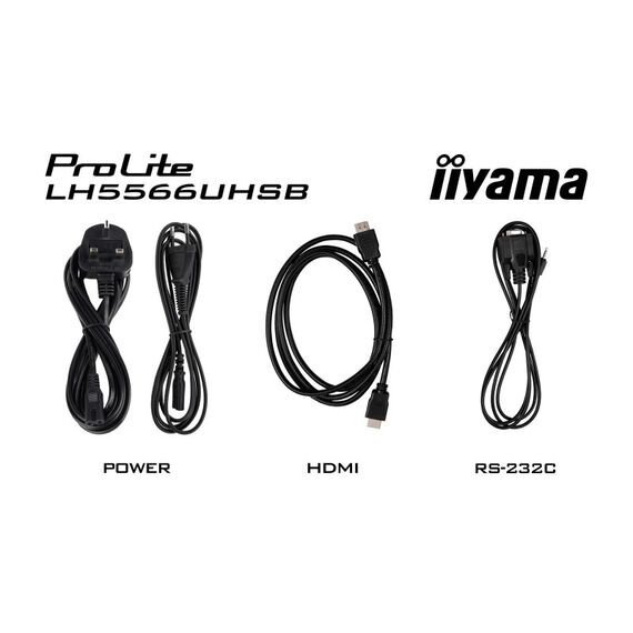 iiyama LH5566UHSB-B1AG Signage-Display Digital Signage Flachbildschirm 139,7 cm (55") LCD WLAN 800 cd/m² 4K Ultra HD Schwarz Eingebauter Prozessor Android 24/7, 11 image