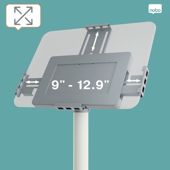 Nobo 1915740 Sicherheitsgehäuse für Tablet Weiß 32,8 cm (12.9"), 4 image