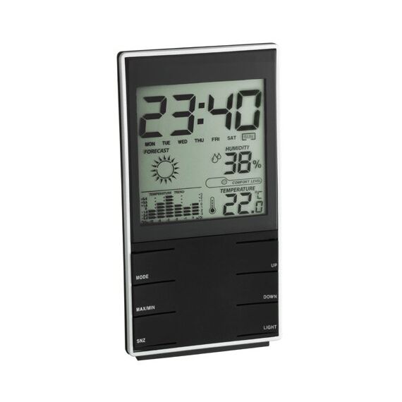 TFA-Dostmann 35.1102.01 Digitale Wetterstation Schwarz