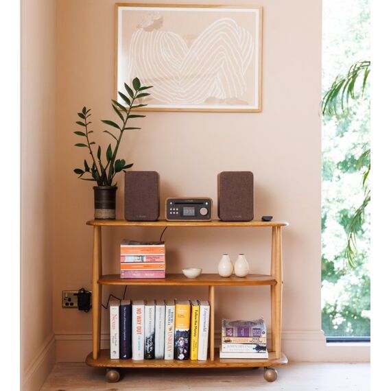 Pure Classic Stereo Mini Heim-Audio-Mikrosystem 40 W Braun, Walnuss, 5 image