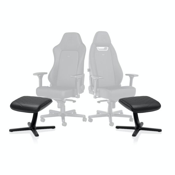 noblechairs NBL-FR-PU-BLK Fußstütze Schwarz, 4 image