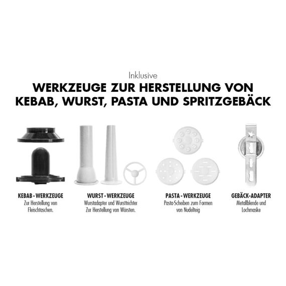 Gastroback Design Advanced Digital Küchenmaschine 600 W 5 l Edelstahl, 5 image
