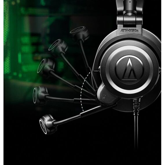 Audio-Technica ATH-M50xSTS StreamSet Kopfhörer Kabelgebunden Kopfband USB Typ-A Schwarz, 2 image
