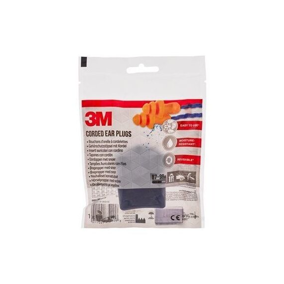 3M 1271C1 Ohrstopfen Wiederverwendbarer Ohrstöpsel Orange 2 Stück(e), 4 image
