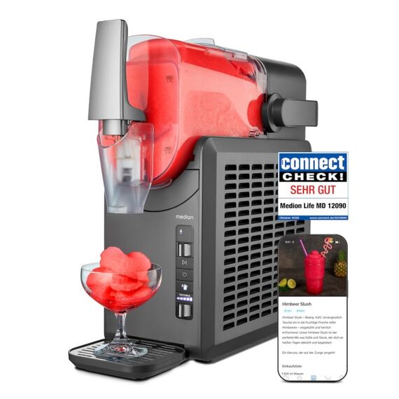 MEDION LIFE Slush-Eismaschine MD12090 2,6 l Grau