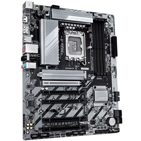 GIGABYTE B860 DS3H WIFI6E Mainboard - Intel Core Ultra CPUs, 8+1+2+2 Phasen VRM, bis zu 9066MHz DDR5, 1xPCIe 5.0 + 1xPCIe 4.0 M.2, 2,5 GbE LAN, WIFI 6E, USB 3.2 Gen 2x2, 3 image