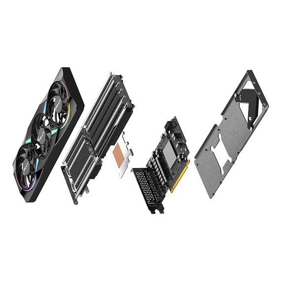 PNY GeForce RTX 5070 EPIC-X RGB OC NVIDIA 12 GB GDDR7, 4 image