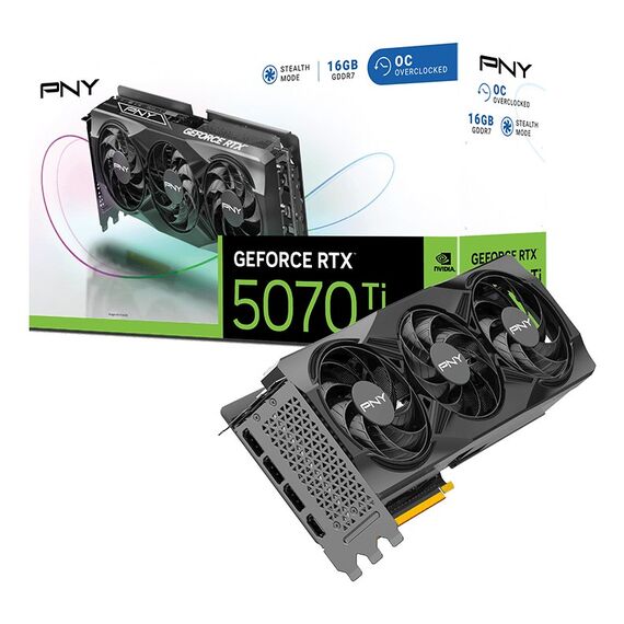 PNY GeForce RTX 5070 Ti OC NVIDIA 16 GB GDDR7, 8 image