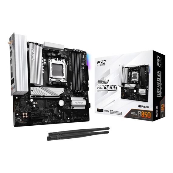 Asrock B850M Pro RS WiFi AMD B850 Sockel AM5 micro ATX