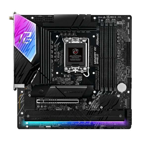 Asrock B860M Lightning WiFi Intel B860 LGA 1851 (Socket V1) micro ATX, 2 image