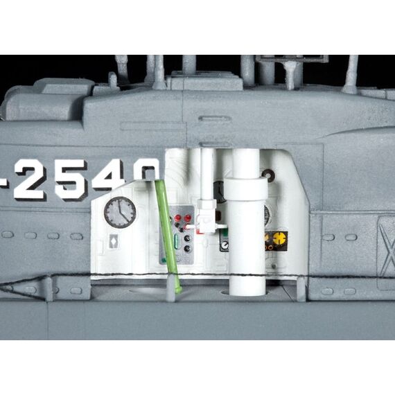 Revell U-Boot Typ XXI U 2540 &Interieur U-Boot-Modell Montagesatz 1:144, 3 image
