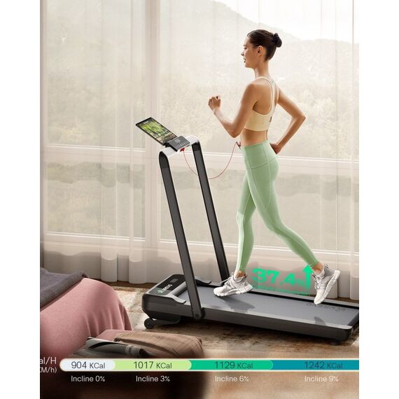 Urevo Treadmill STROL 2S PRO Laufband 420 x 1080 mm 12 km/h, 3 image