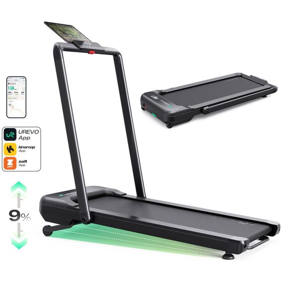 Urevo Treadmill STROL 2S PRO Laufband 420 x 1080 mm 12 km/h, 10 image