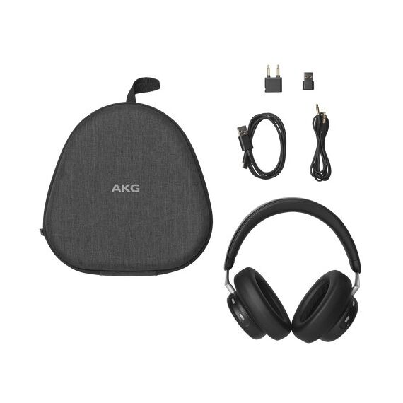 AKG N9 Hybrid Kopfhörer Verkabelt & Kabellos Kopfband Anrufe/Musik Bluetooth Schwarz, 6 image