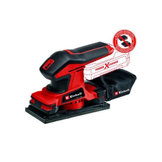 Einhell Akku-Schwingschleifer TC-OS18/187 Li Solo Ohne Akku und Ladegerät