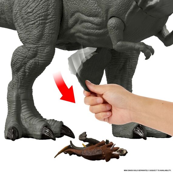 Jurassic World : Die Wiedergeburt Riesendino Tyrannosaurus rex Actionfigur, T-rex-Dinosaurierspielzeug, filmgetreu, 4 image