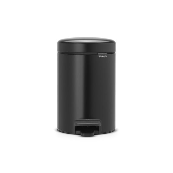 Brabantia Pedal Bin newIcon Rund Schwarz