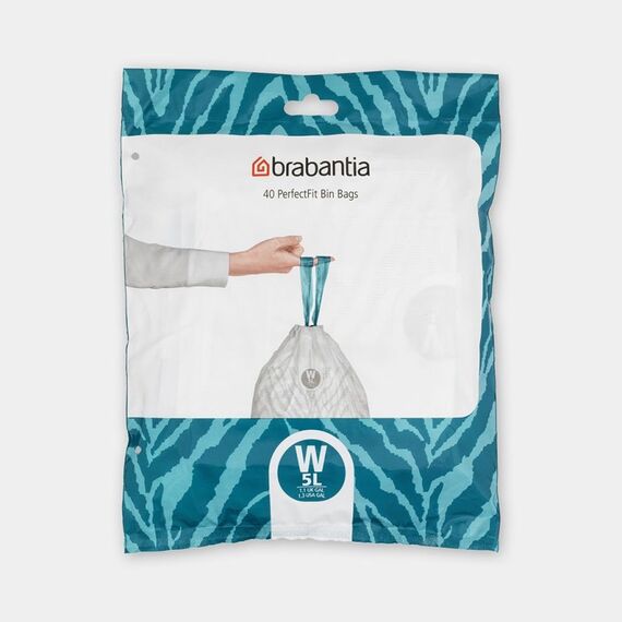Brabantia 137846 Abfallbeutel 45 l Weiß 40 Stück(e)