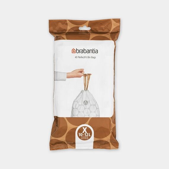 Brabantia 138041 Abfallbeutel 12 l Weiß 40 Stück(e)