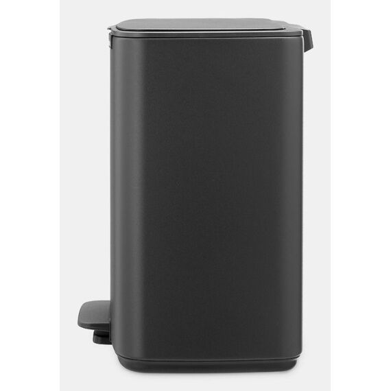 Brabantia Bo Pedal Bin 12 l Rechteckig Stahl Grau, Farbe: Grau, 4 image
