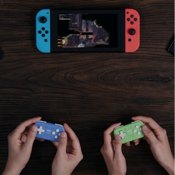 8Bitdo Micro Blau USB Gamepad Android, Nintendo Switch, PC, iOS, Farbe: Blau, 18 image