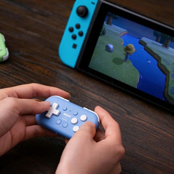8Bitdo Micro Blau USB Gamepad Android, Nintendo Switch, PC, iOS, Farbe: Blau, 10 image