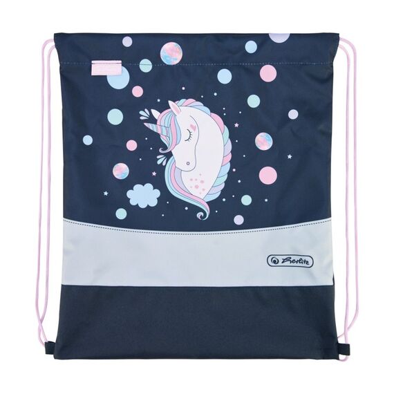 Herlitz Loop Plus Unicorn Dreams Schulranzen-Set Mädchen Polyester Dunkelblau, Pink, Farbe: Dunkelblau, Pink, 6 image