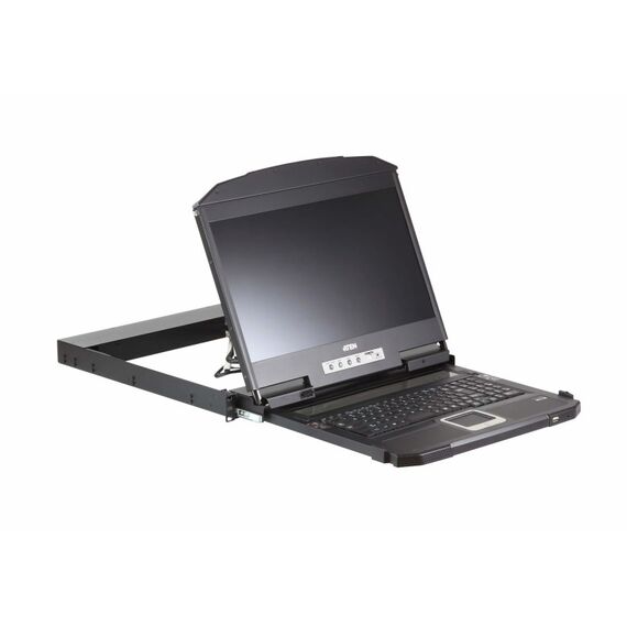 ATEN CL3800NW Konsolenregal 47 cm (18.5") 1920 x 1080 Pixel Metall Schwarz 1U, 3 image