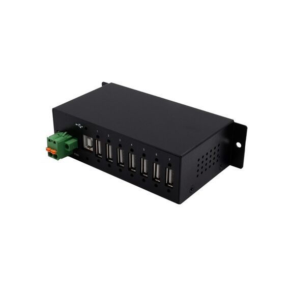 EXSYS EX-1179HMVS Schnittstellen-Hub USB 2.0 Type-B 480 Mbit/s Schwarz