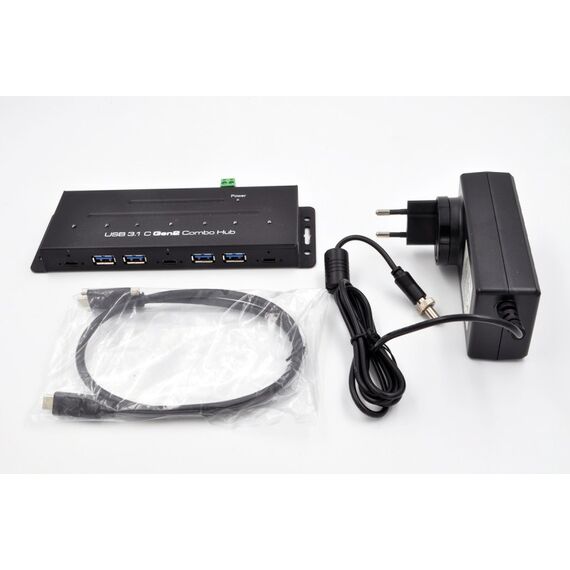 EXSYS EX-1247HMVS Schnittstellen-Hub USB 3.2 Gen 1 (3.1 Gen 1) Type-C 10000 Mbit/s Schwarz, 3 image