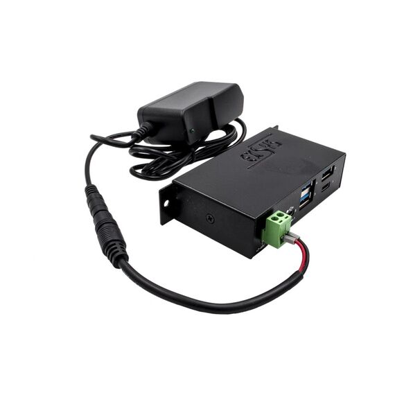 EXSYS EX-K1110 Stromkabel Schwarz 0,18 m 2-polige Klemmleiste