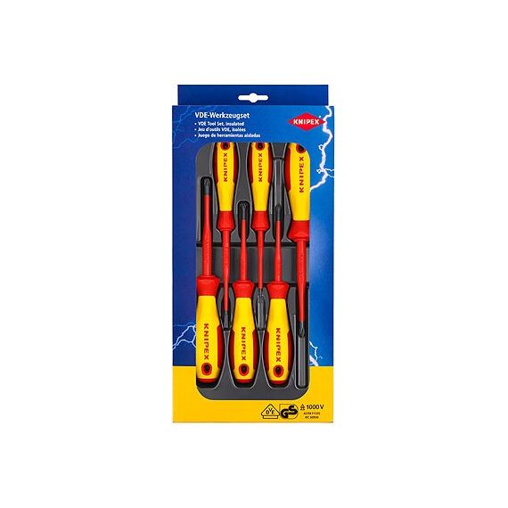 Knipex 00 20 12 V04 Handschraubendreher Set Standard-Schraubendreher