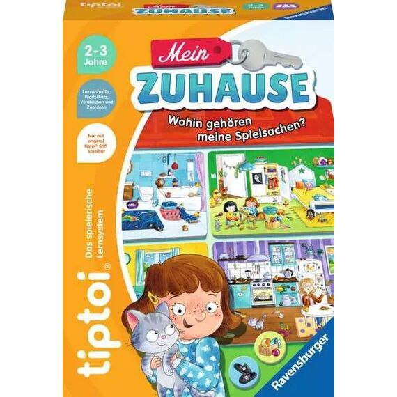 Ravensburger tiptoi 00196 Brettspiel Mein Zuhause 10 min Bildend