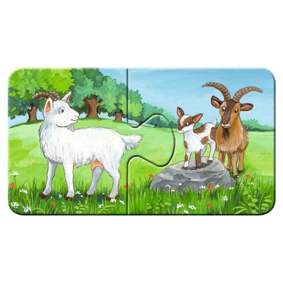 Ravensburger 05072 Puzzle Kontur-Puzzle 2 Stück(e) Tiere, 8 image