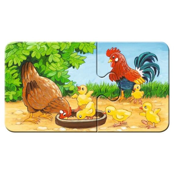 Ravensburger 05072 Puzzle Kontur-Puzzle 2 Stück(e) Tiere, 9 image