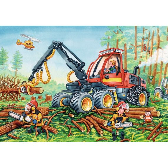 Ravensburger Bagger und Waldtraktor, 3 image
