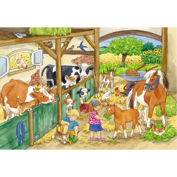 Ravensburger A Day at the Farm Puzzlespiel 24 Stück(e) Bauernhof