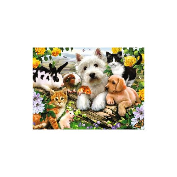 Ravensburger Happy Animal Buddies Puzzlespiel 300 Stück(e) Tiere