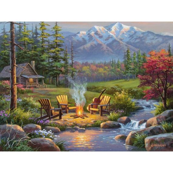 Ravensburger Riverside Livingroom Puzzlespiel 750 Stück(e) Landschaft