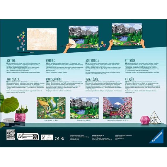 Ravensburger 20177 Malvorlage &- buch Malen nach Zahlen Set