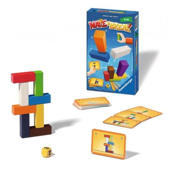 Ravensburger Make' n' Break Brettspiel Feinmotorik (Geschicklichkeit)
