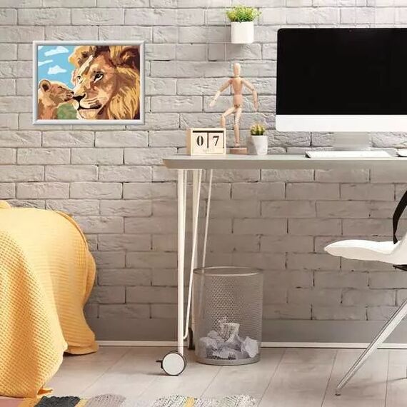 Ravensburger CreArt - MNZ - Lion and Baby, 5 image
