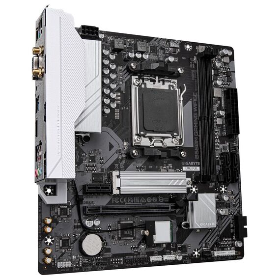 GIGABYTE B650M GAMING WIFI6E Mainboard - AMD Ryzen 9000 Serie CPUs, 5+2+2 Phasen VRM, bis zu 6400 MHz DDR5 (OC), 1xPCIe 4.0 M.2, 2,5 GbE LAN, WIFI 6E, USB 3.2 Gen 1, 3 image