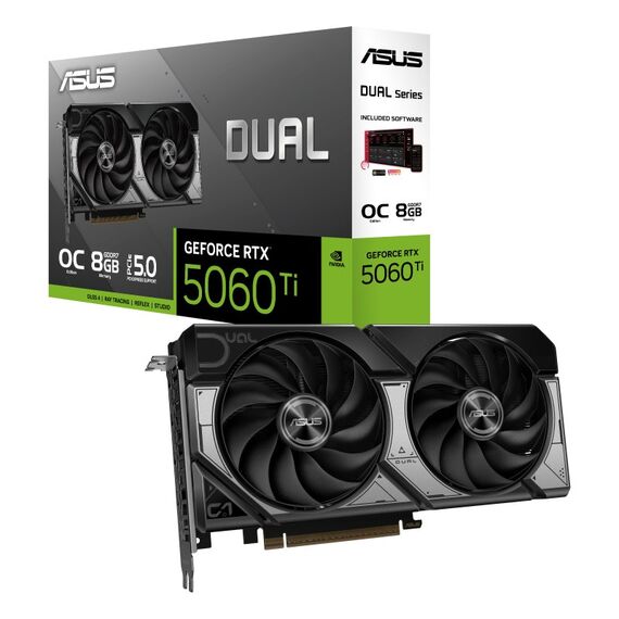 ASUS Dual -RTX5060TI-O8G NVIDIA GeForce RTX 5060 Ti 8 GB GDDR7, 3 image