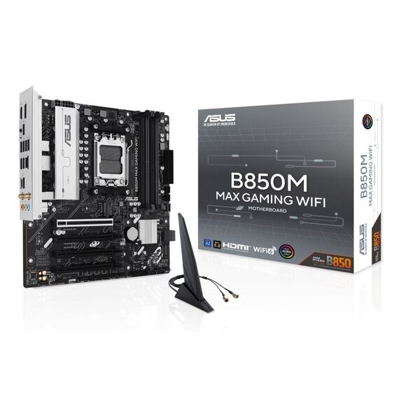 ASUS B850M MAX GAMING WIFI AMD B850 Sockel AM5 micro ATX