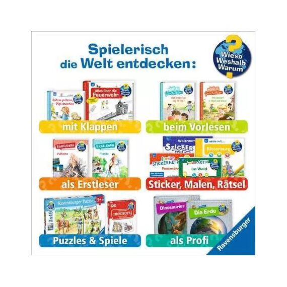 Ravensburger Wieso? Weshalb? Warum? Stickerheft - Fahrzeuge auf der Baustelle, 6 image