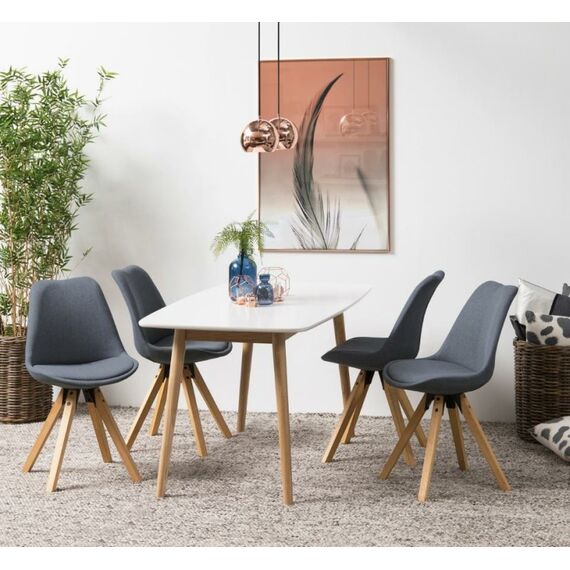 AC Design Dima Restaurant- & Esszimmer-Stuhl Gepolsterter, ausgestopfter Sitz Gepolsterte, ausgestopfte Rückenlehne, 10 image